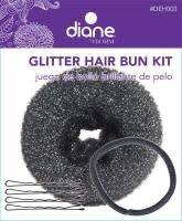 Glitter Hair Bun Kit
