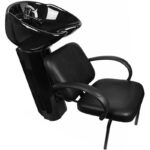 Ceramic Basin on Pedestal & Chair