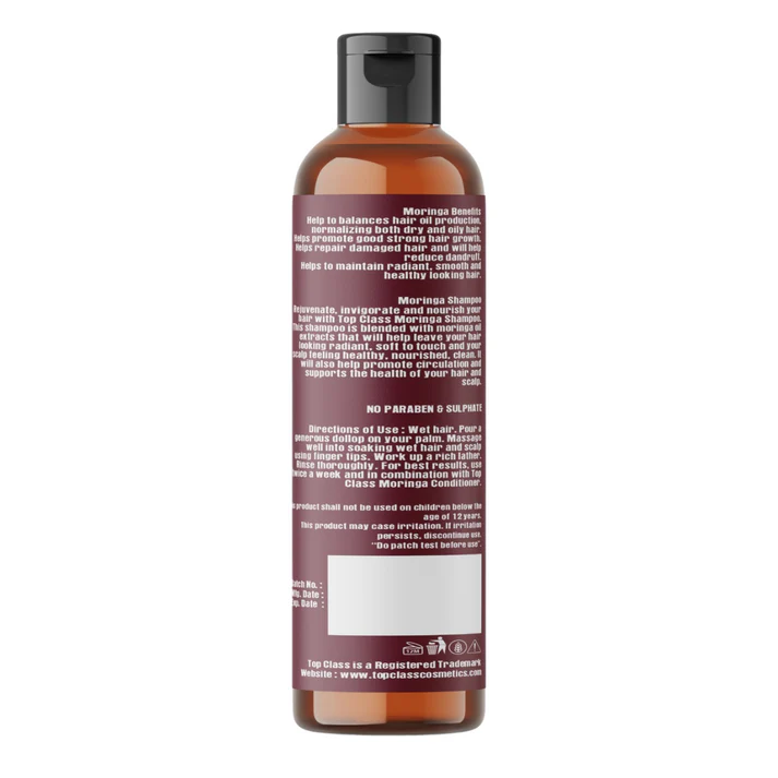 Top Class Moringa Shampoo 250ml - Image 3