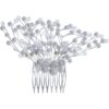 Bridal Side Comb with Pearls & Diamantes